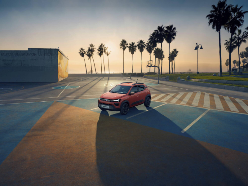 Dacia Spring (Modelljahr 2026) – Außenansicht, Pressebild